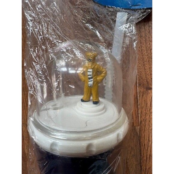 RARE NEW Vintage Penn State Nittany Lions Travel Cup‎ Mug Dancing Lion Wind Up - Picture 2 of 8